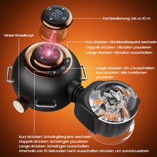 Load image into Gallery viewer, AssistPro 2.0 - 9 Vibrationen &amp; Schwingen &amp; Stoßen Hands-Free Hüftgurt-Strap-On Masturbator für Männ