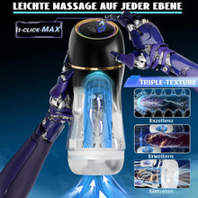 Load image into Gallery viewer, Masturbator Sex Spielzeug für die Männer mit 10 Saugmodi 10 Vibration Masturbieren für Männer, Tagnaff Upgrade Saug Penis Vibrator 3D Vibratorensets Sexspielzeug Solo Manuelle Cup-Masturbatoren