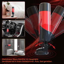 Load image into Gallery viewer, Elektrischer Masturbator Mann Handfrei Cup mit 7 Modi Teleskop und Rotation