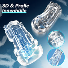 Load image into Gallery viewer, Masturbator Sex Spielzeug für die Männer mit 10 Saugmodi 10 Vibration Masturbieren für Männer, Tagnaff Upgrade Saug Penis Vibrator 3D Vibratorensets Sexspielzeug Solo Manuelle Cup-Masturbatoren